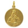 Medalla escapulario 22mm oro amarillo