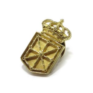 Pin Escudo de Navarra Oro