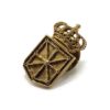 Pin escudo Navarra 21mm Plata rosa