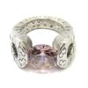 Anillo plata circonio cubico rosa