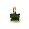 Colgante Turmalina verde oro amarillo