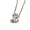 Collar Cisne diamantes oro blanco