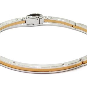 Pulsera acero bicolor caballero by CHIMENTO