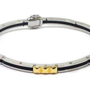 Pulsera acero oro caballero by CHIMENTO