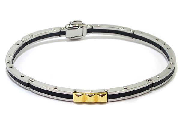 Pulsera acero oro caballero by CHIMENTO