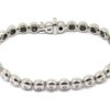Pulsera de oro blanco y 28 diamantes