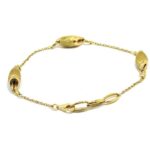 Pulsera oro amarillo y rosa CHIMENTO