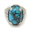 Anillo Turquesa oval cabujon Plata