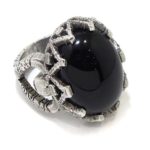 anillo de plata 925 con onix