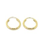 Pendientes criollas oro amarillo 14mm