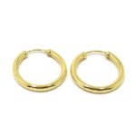 Pendientes criollas oro amarillo 20mm