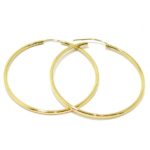 Pendientes criollas oro amarillo 41mm