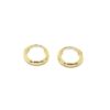 Pendientes criollas oro amarillo 9mm