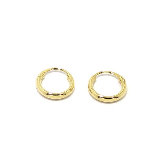 Pendientes criollas oro amarillo 9mm