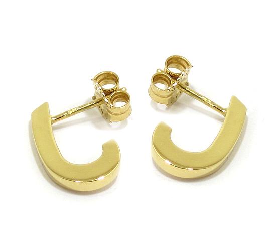 Pendientes rectos oro amarillo