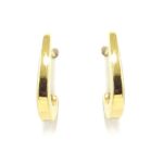 Pendientes rectos oro amarillo