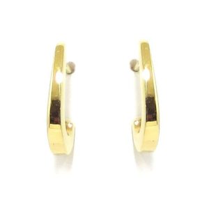 Pendientes rectos oro amarillo