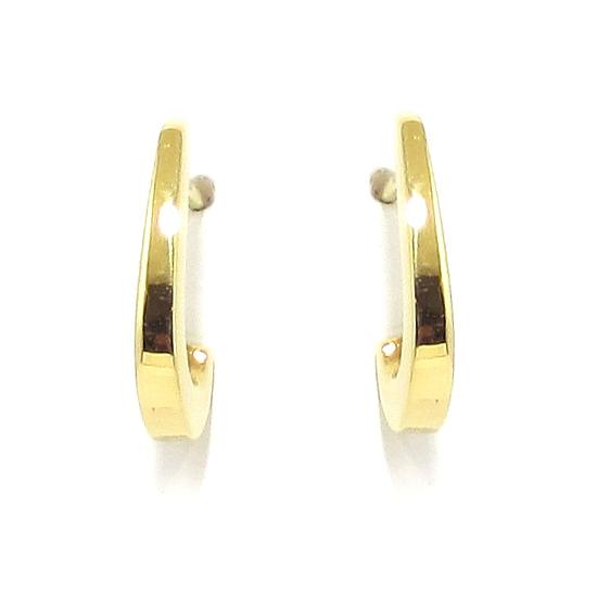 Pendientes rectos oro amarillo