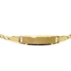 Pulsera identidad oro amarillo 16,1cm