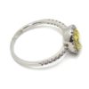 Anillo plata circonita canary oval