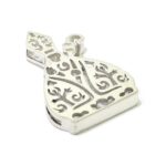 Colgante San Fermin moderno plata