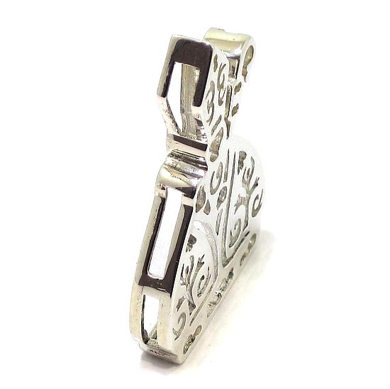 Colgante San Fermin moderno plata PT0197