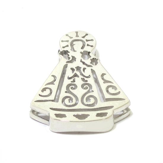 Colgante Santa Ana moderna plata