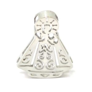Colgante Santa Ana moderna plata