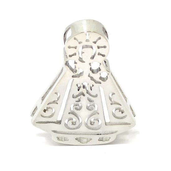 Colgante Santa Ana moderna plata