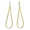 Pendientes largos oro amarillo