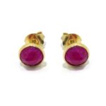 Pendientes plata dorada cianita facetada