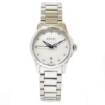 Reloj GUCCI Timeless 27mm acero diamantes