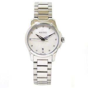 Reloj GUCCI Timeless 27mm acero diamantes