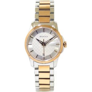 Reloj GUCCI Timeless 27mm acero diamantes