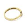 Anillo solitario circonita oro amarillo
