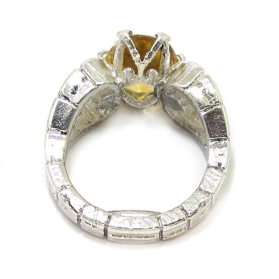Anillo Citrino oval plata
