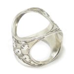 Anillo reversible estado animo plata