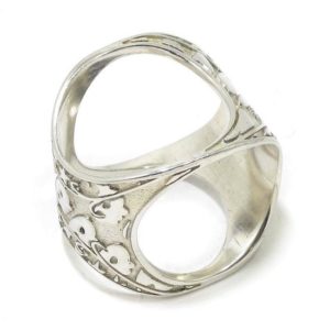 Anillo reversible estado animo plata