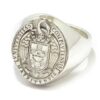 Anillo sello Universidad Complutense Plata
