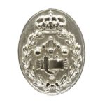 Insignia profesion ingeniero oval plata