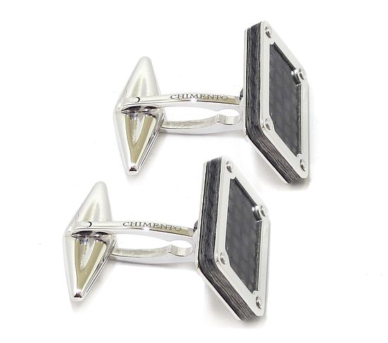Gemelos oro blanco fibra carbono