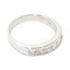 Anillo alianza 6 diamantes princesa 0.74ct oro