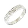 Anillo alianza 6 diamantes princesa 0.74ct oro