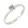 Anillo Solitario diamante brillante 0.19ct garras oro