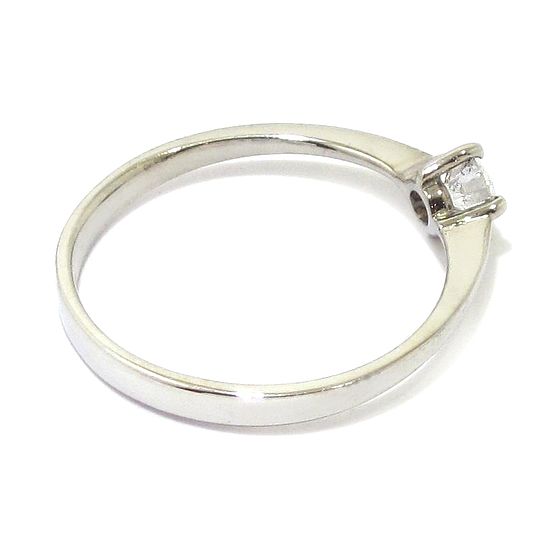 Anillo Solitario diamante brillante 0.20ct garras oro