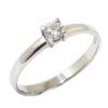 Anillo Solitario diamante brillante 0.20ct garras oro