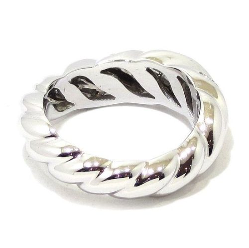 Anillo diamantes gallones oro blanco