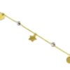 Pulsera FINA COLGANTES Y BOLAS oro