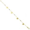 Pulsera FINA COLGANTES Y BOLAS oro