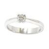 Anillo solitario brillante 0.25ct oro blanco